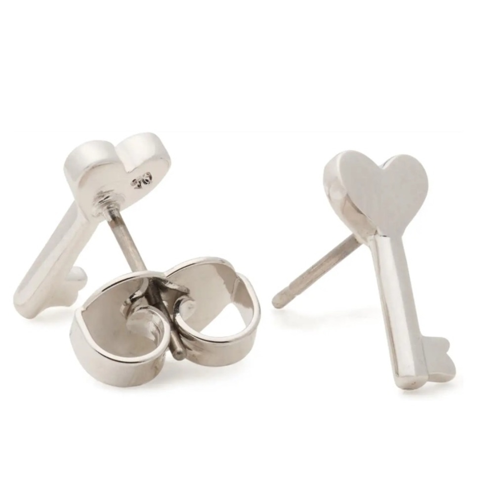 Kate Spade Nee York Key Stud Earrings NWT - Picture 5 of 7